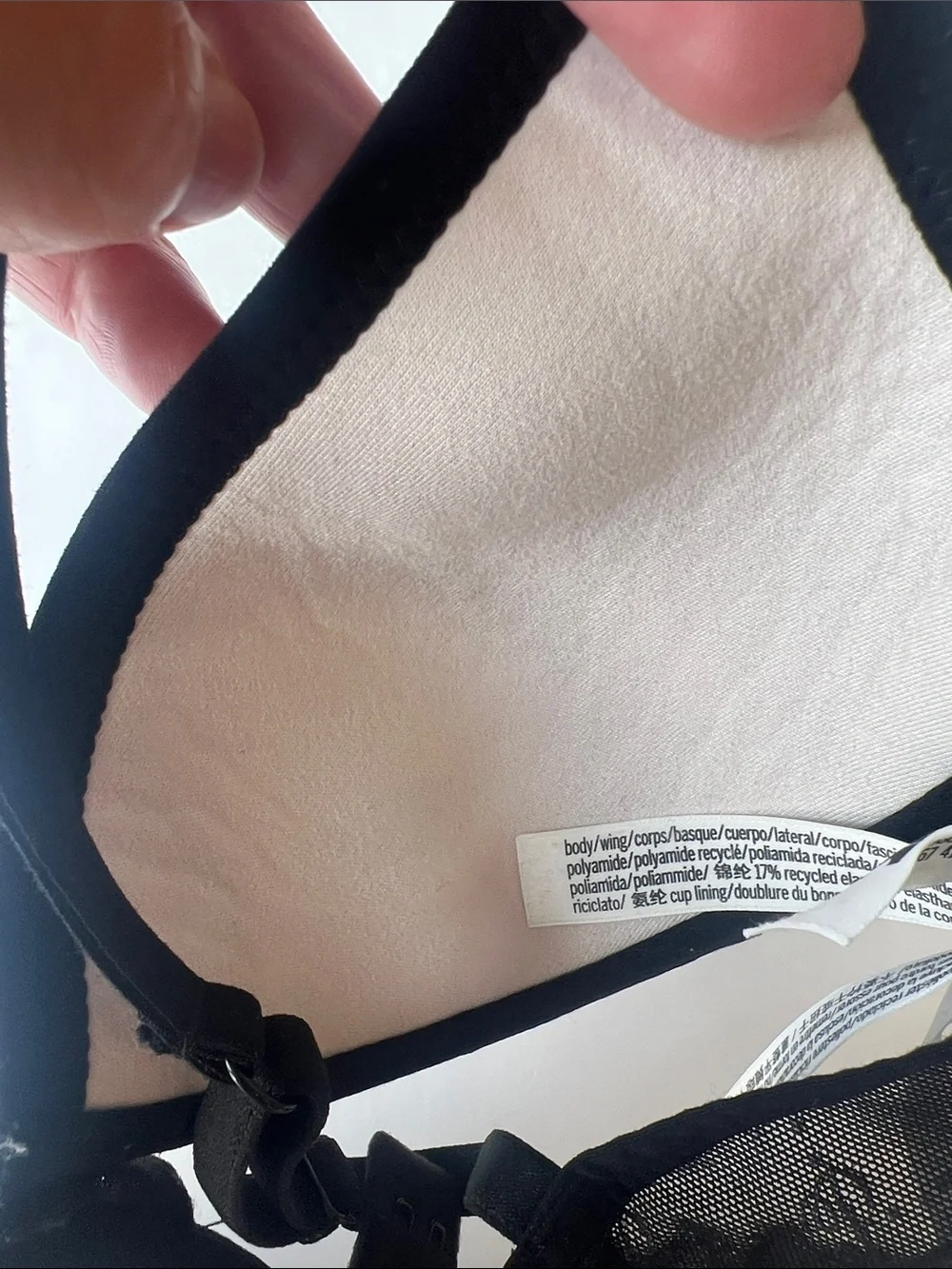 Victoria's Secret Black Molded Push-Up Wear Everywhere Bra